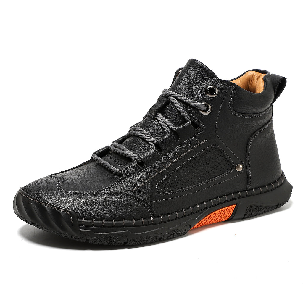 Bottes en cuir pour homme grandes tailles