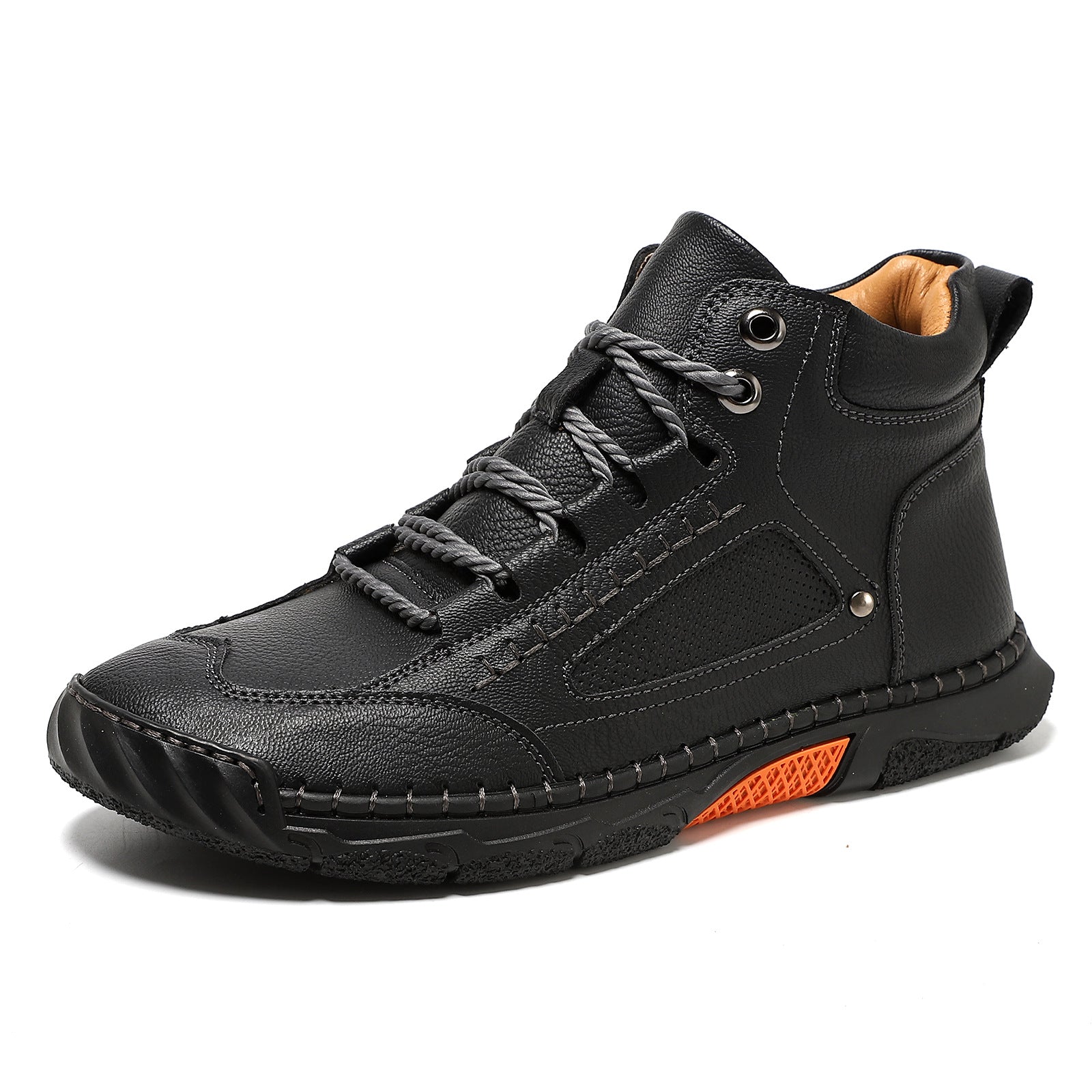 Bottes en cuir pour homme grandes tailles