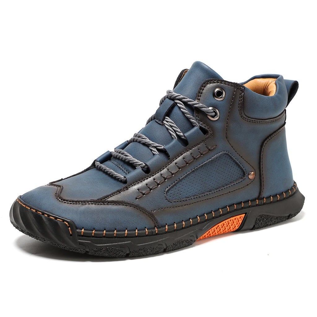Bottes en cuir pour homme grandes tailles
