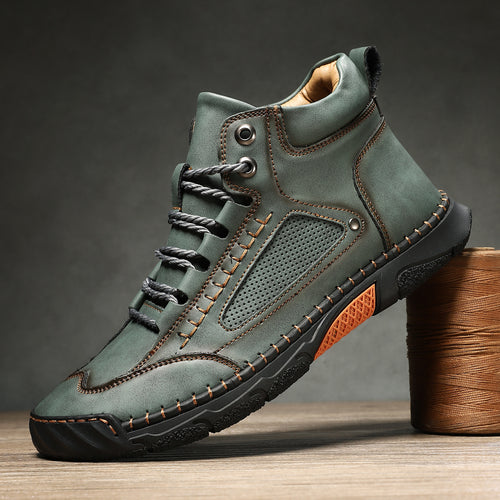 Bottes en cuir pour homme grandes tailles