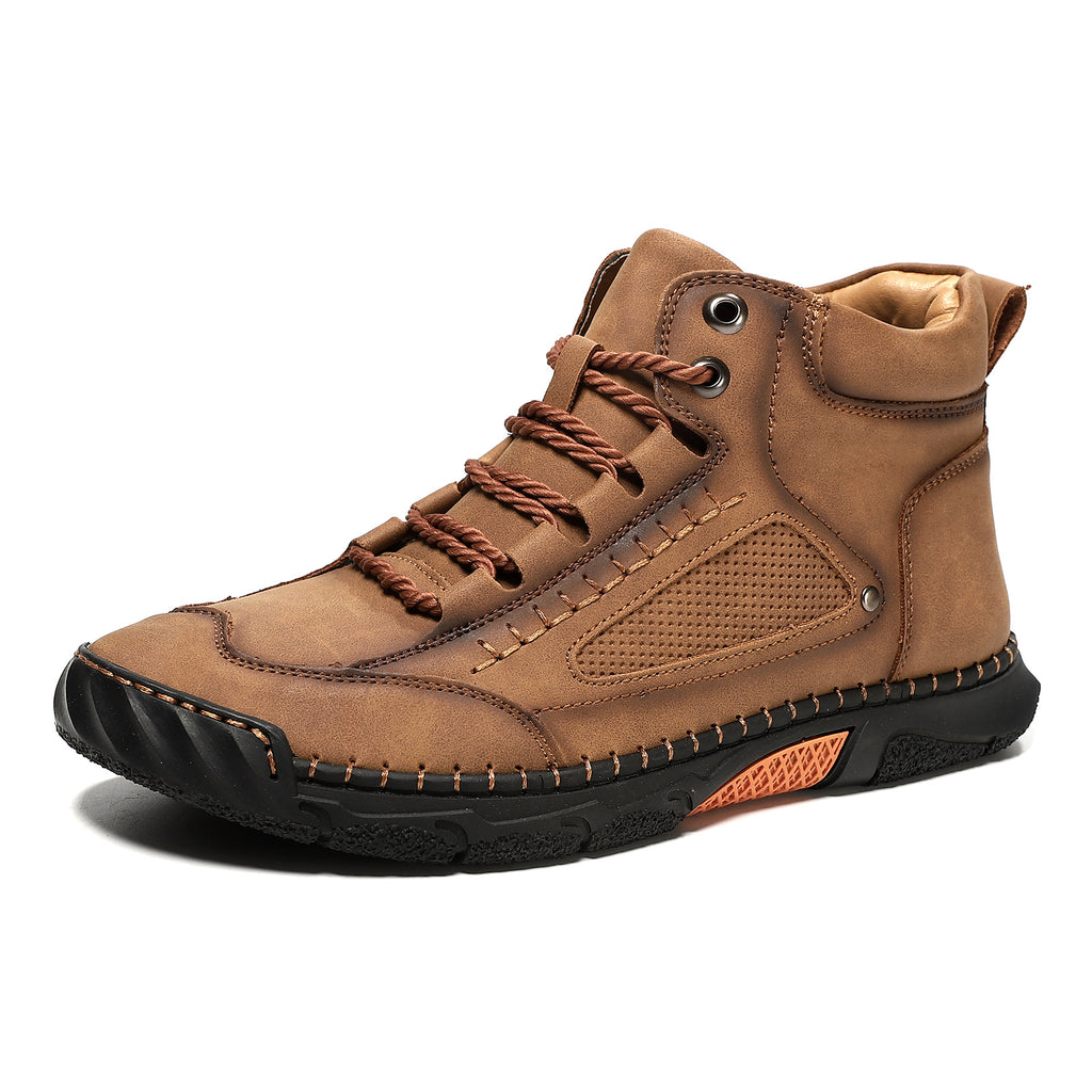 Bottes en cuir pour homme grandes tailles