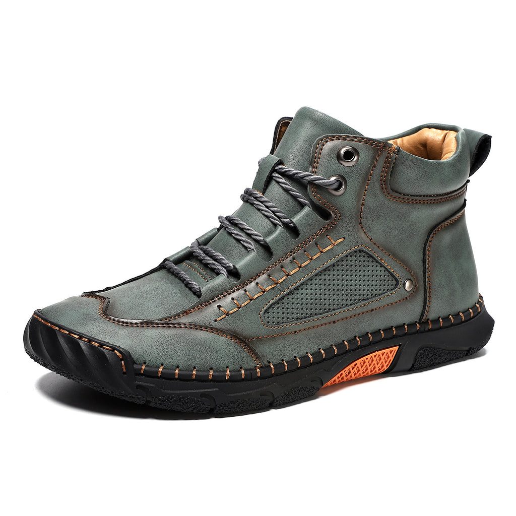 Bottes en cuir pour homme grandes tailles