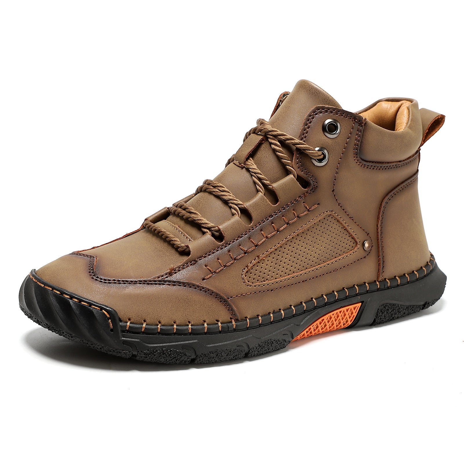 Bottes en cuir pour homme grandes tailles