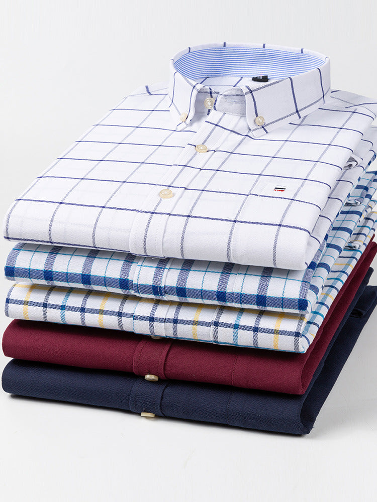 Chemise Oxford à manches longues