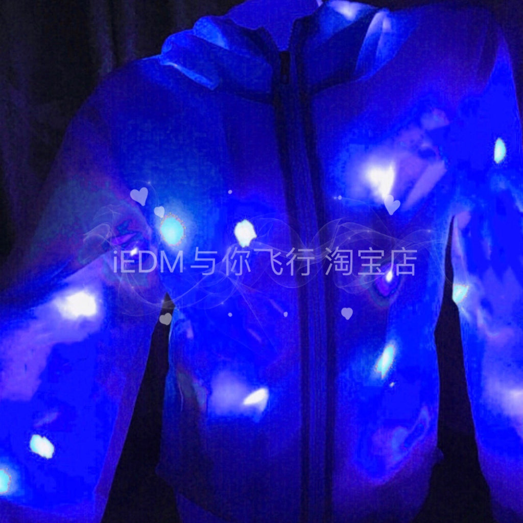 Vêtements d'extérieur lumineux Douyin