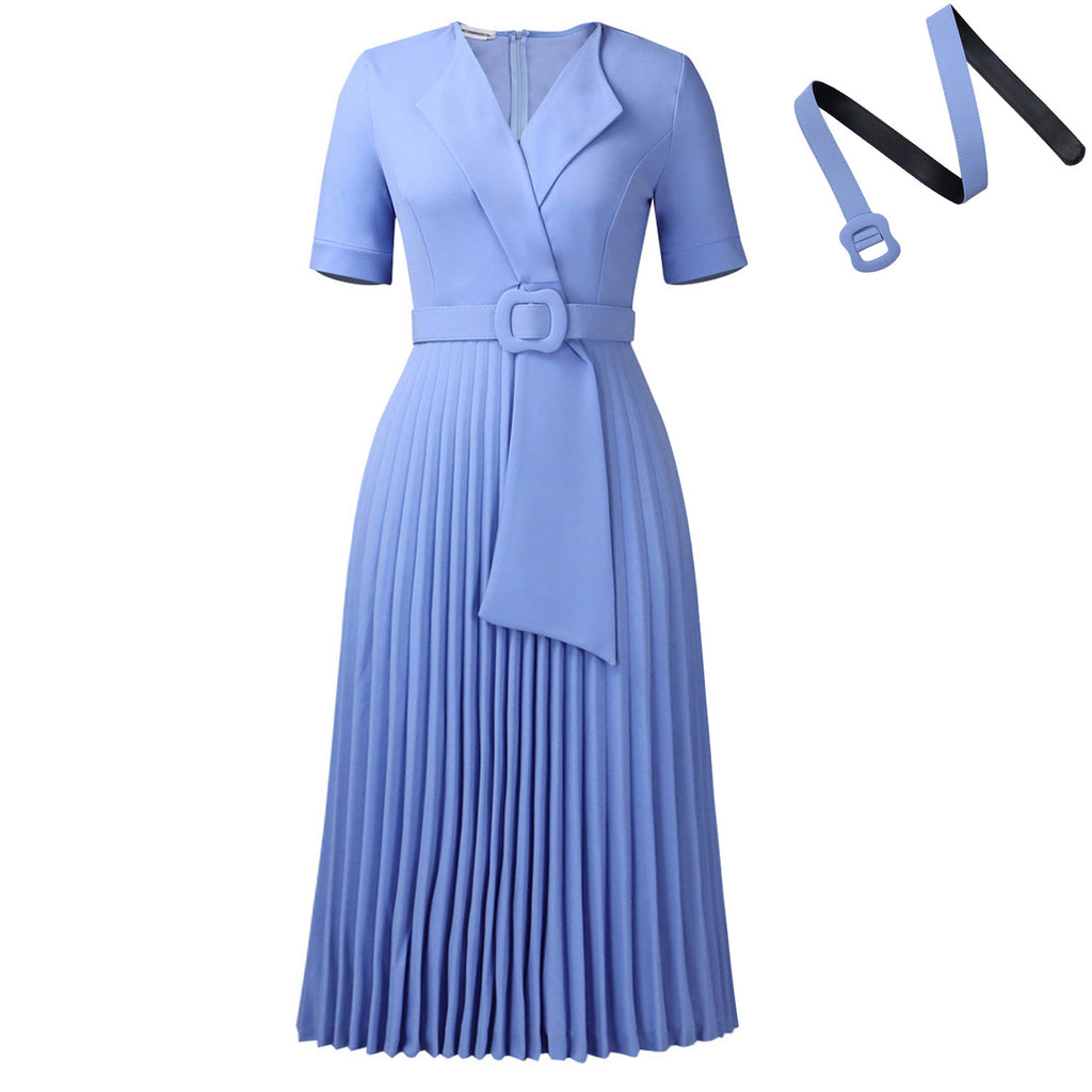 Robe africaine élégante et plissée