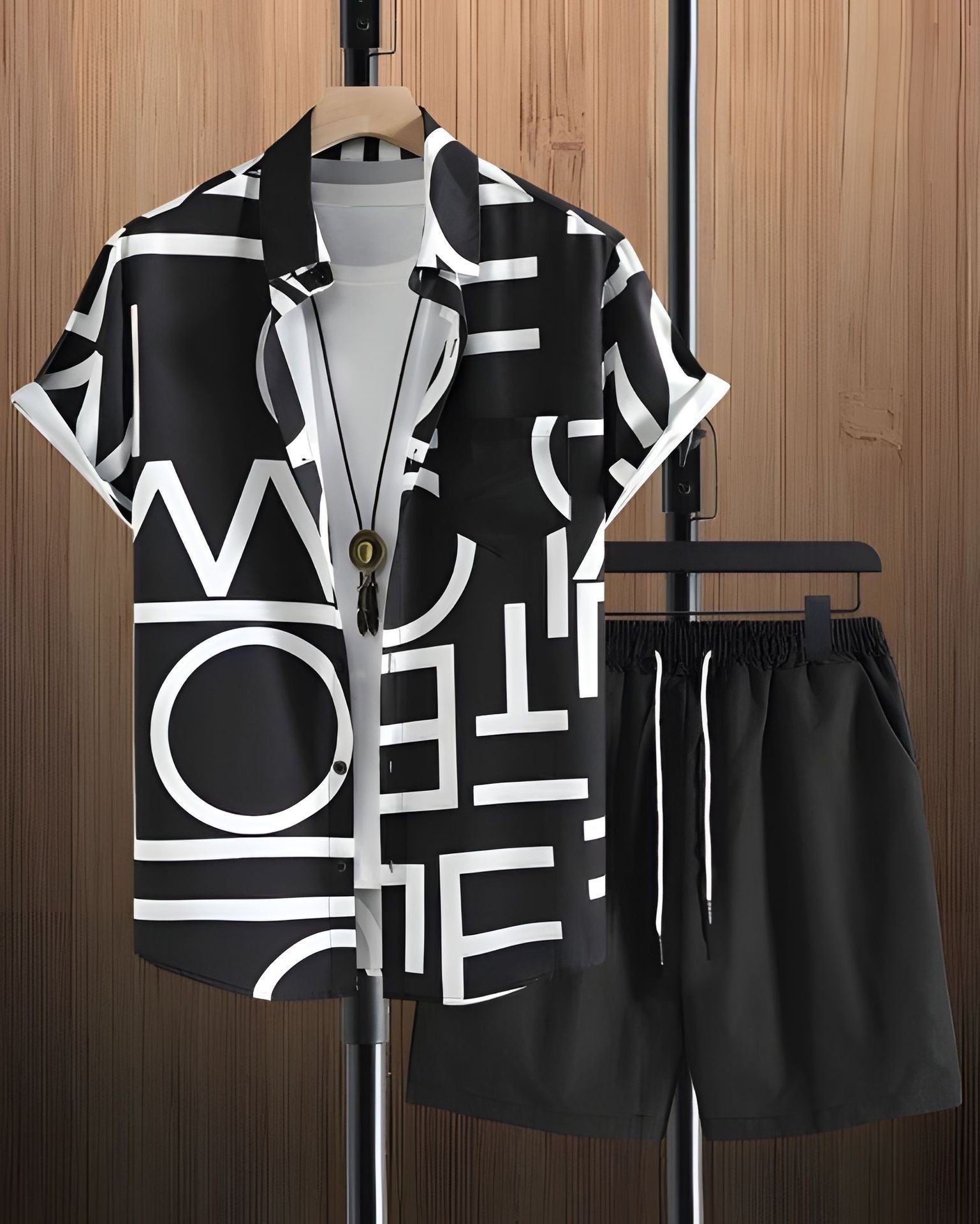 Ensemble homme TEMU Explosions : chemise hawaïenne