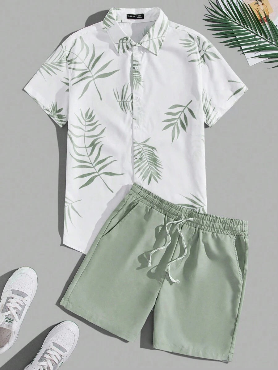 Ensemble homme TEMU Explosions : chemise hawaïenne