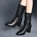Bottes tendance, nouveau style pointu