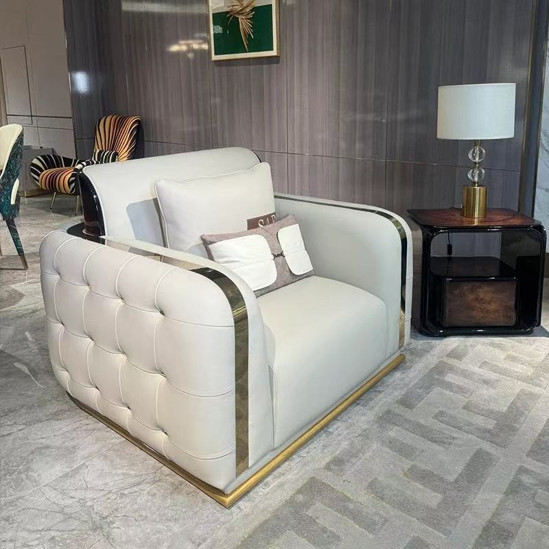 Canapé KTV de luxe léger à boucle