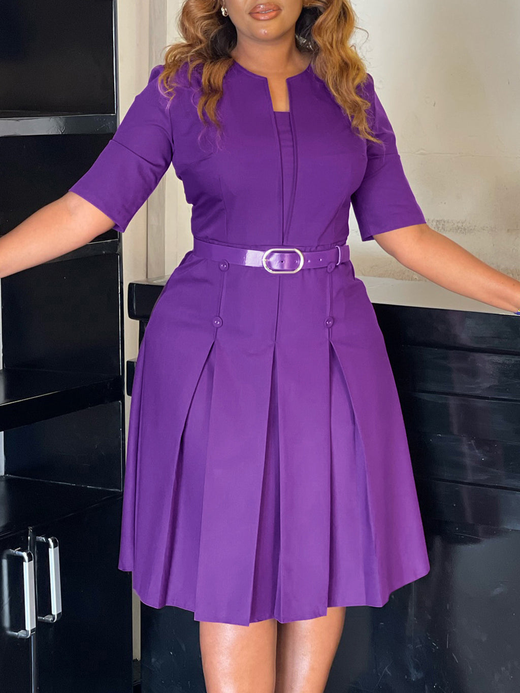 Robe africaine élégante à manches courtes