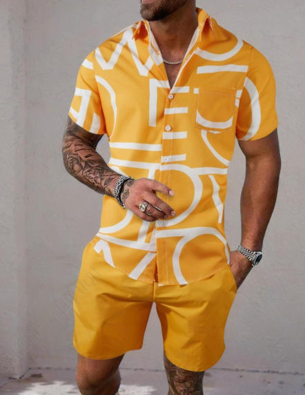 Ensemble homme TEMU Explosions : chemise hawaïenne