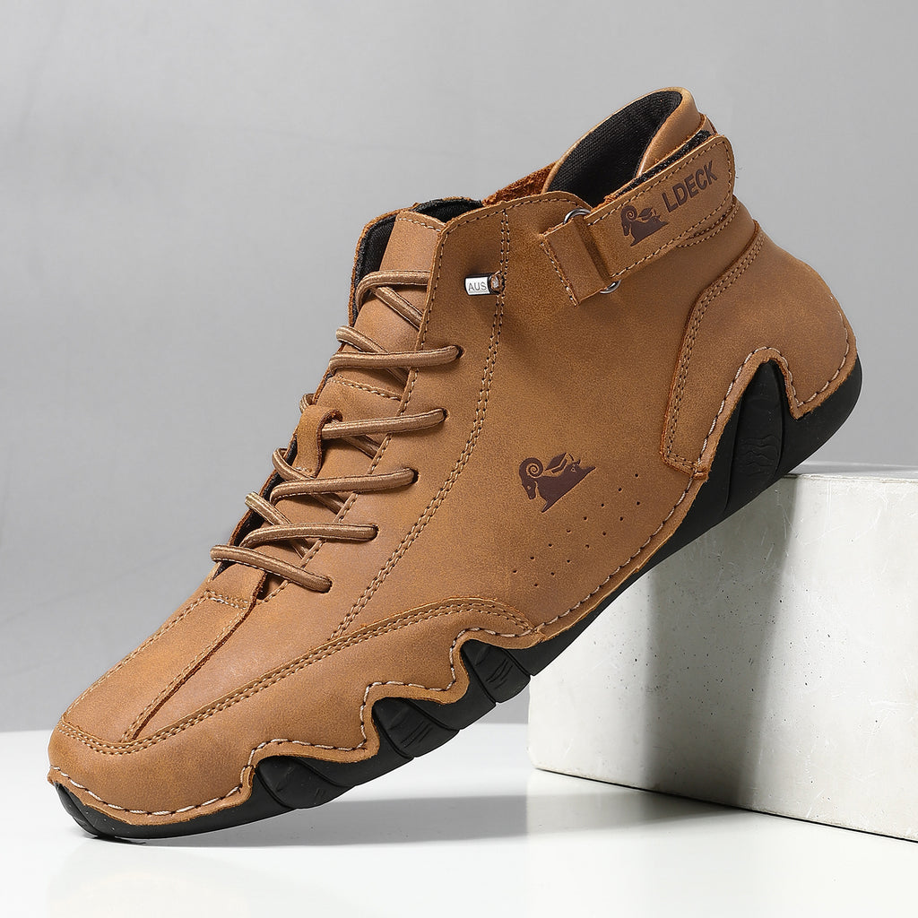 Bottes en cuir pour homme