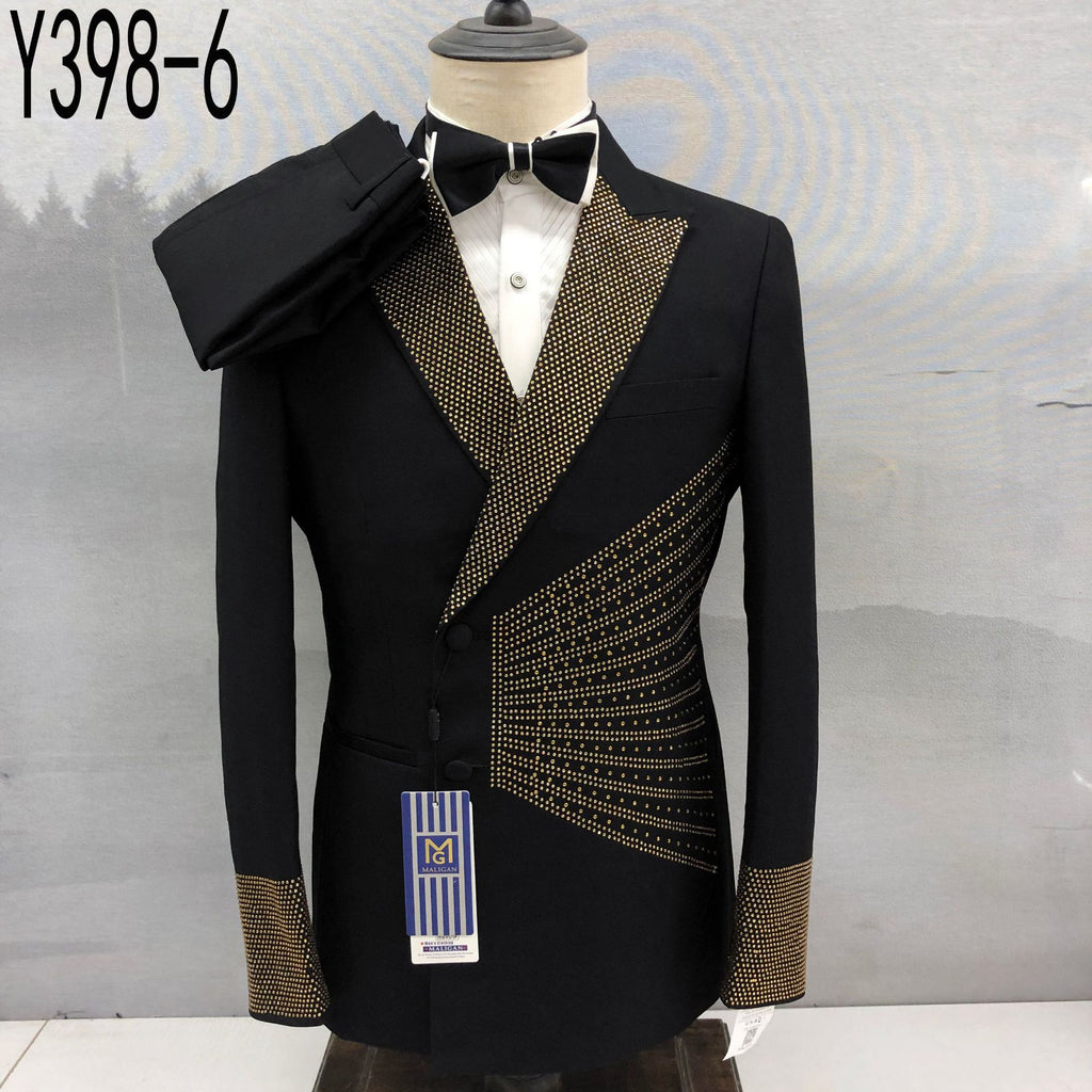 Costume Maligan pour homme, style européen et américain