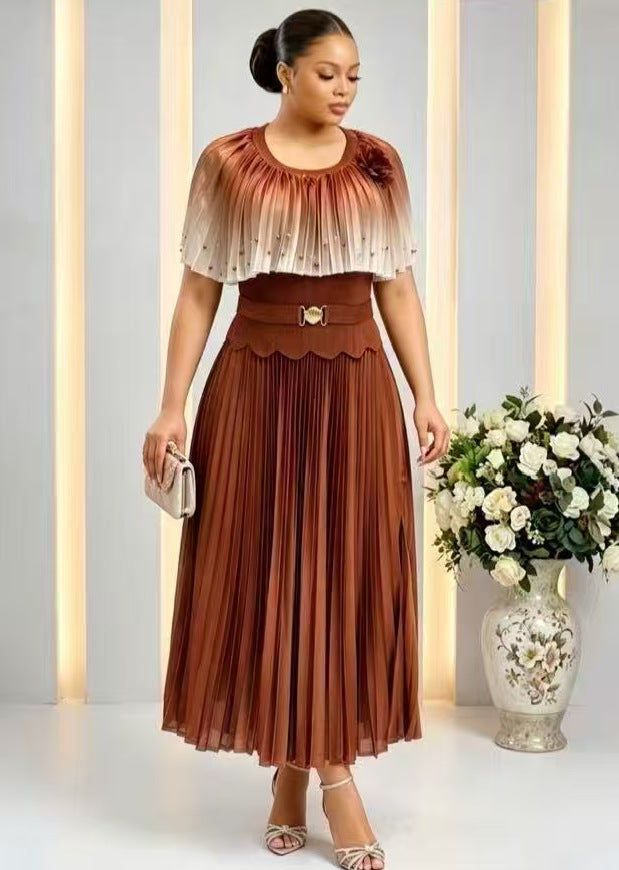 Robe deux-pièces plissée Miyake