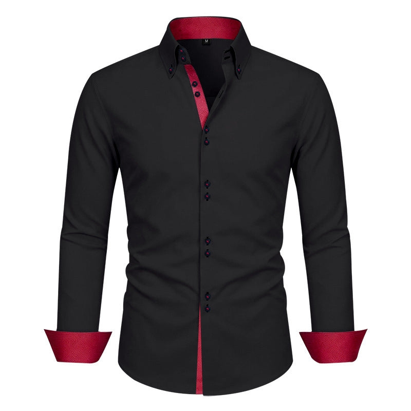 Chemise à col pour homme