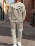 Sweat-shirt ample à manches longues, d'un pantalon de jogging