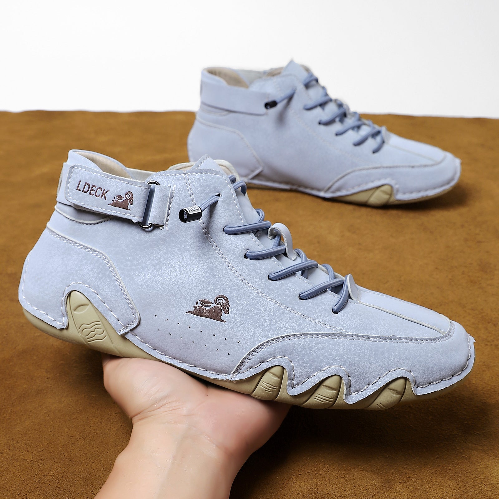 Bottes en cuir pour homme
