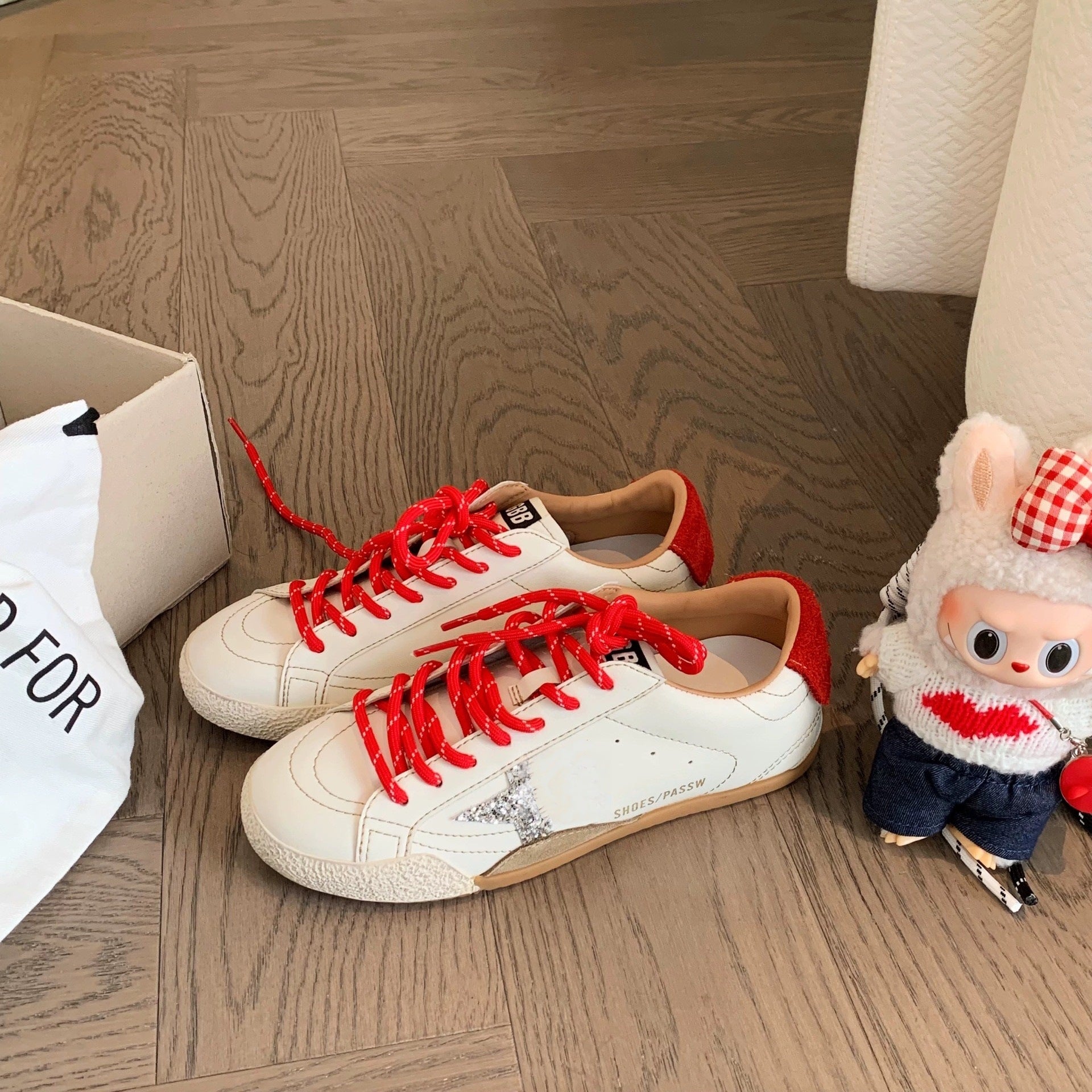 Chaussures d'entraînement rétro bicolores
