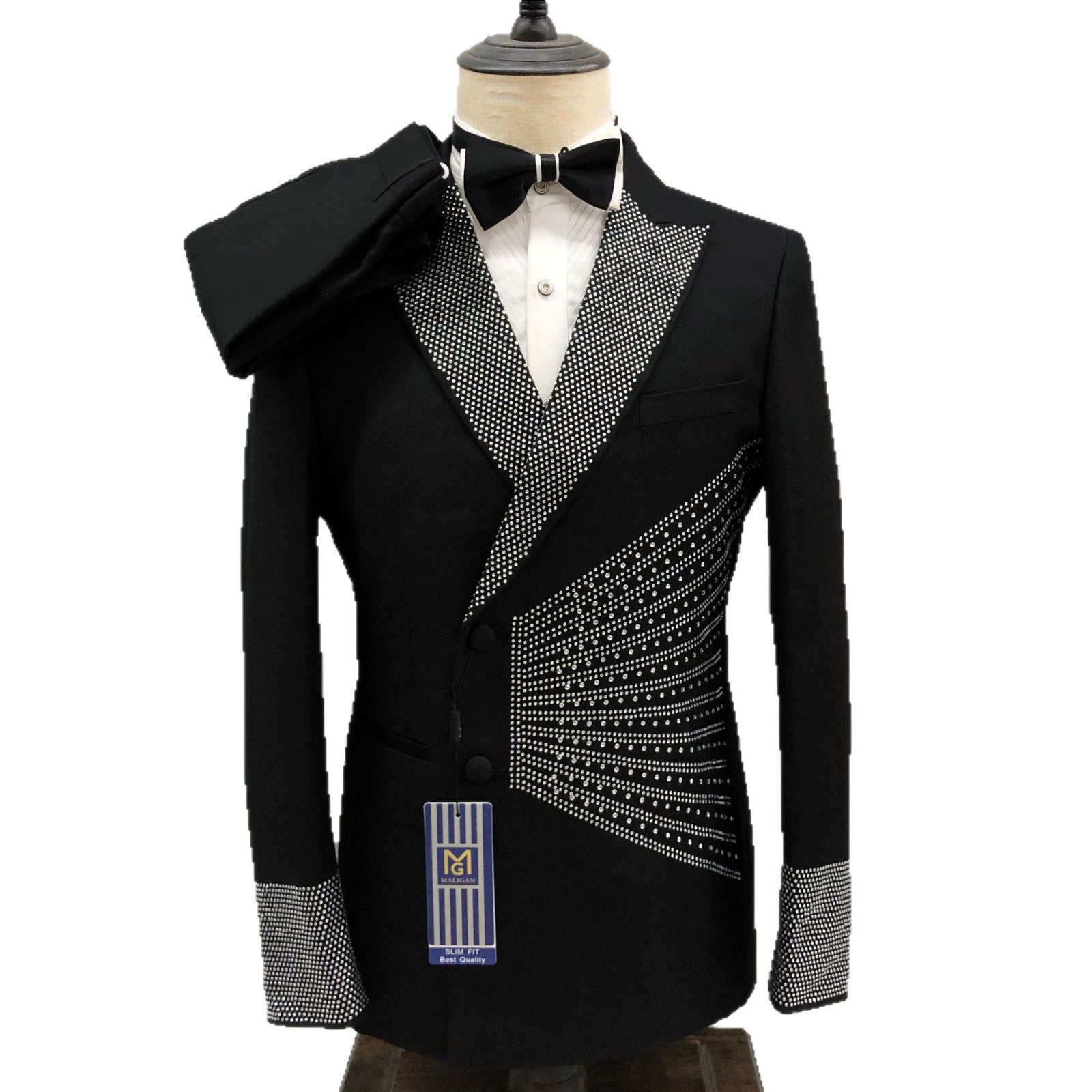 Costume Maligan pour homme, style européen et américain