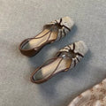 Chaussures Mary Jane à bout carré et rivets style français