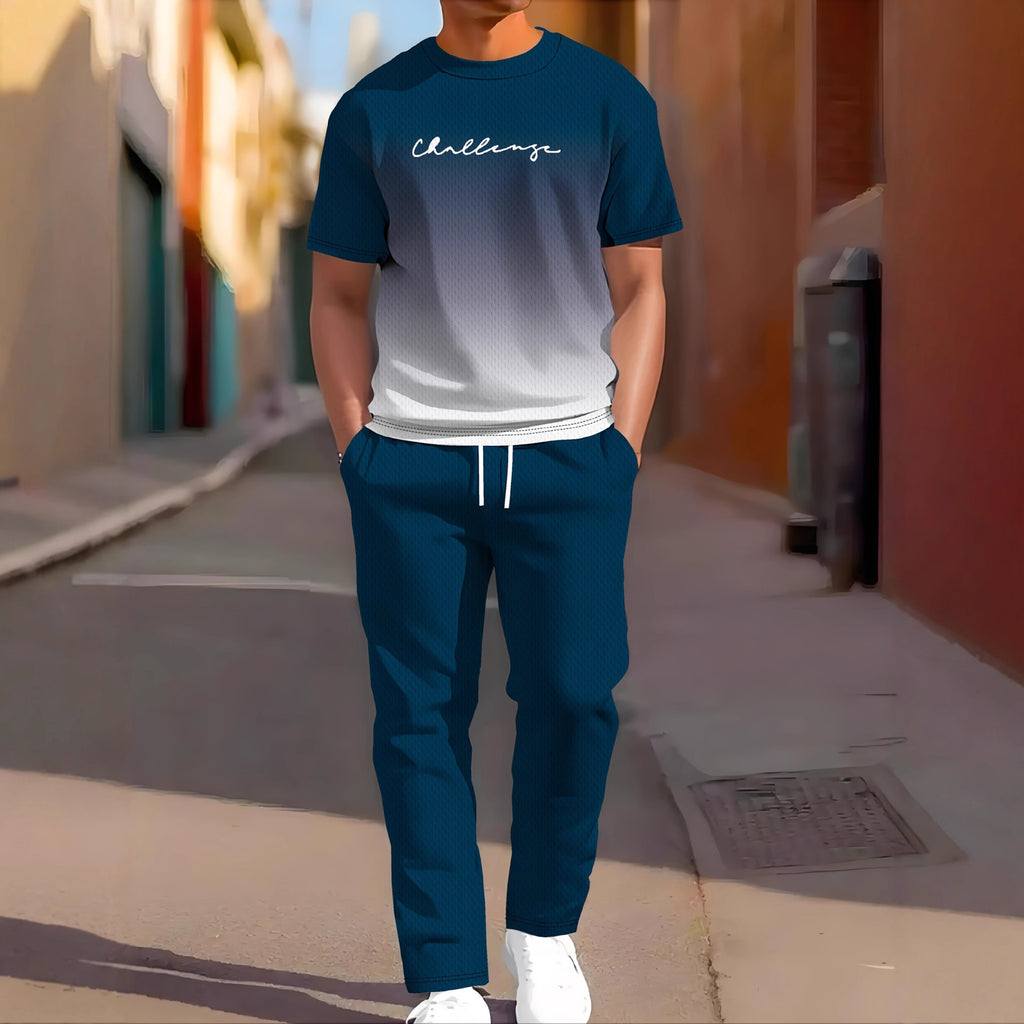 Ensemble deux pièces imprimé pour homme