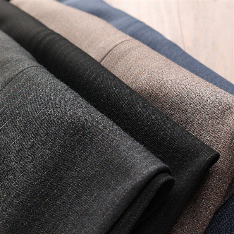 Costume rayé haut de gamme pour homme
