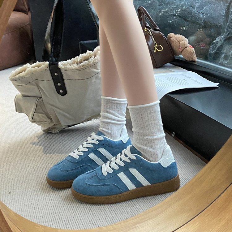 Chaussures de couple rétro à bout rond