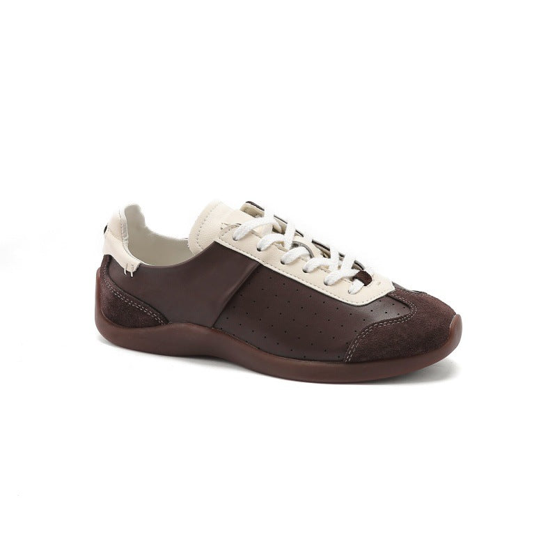 Chaussures d'entraînement de ballet en cuir véritable