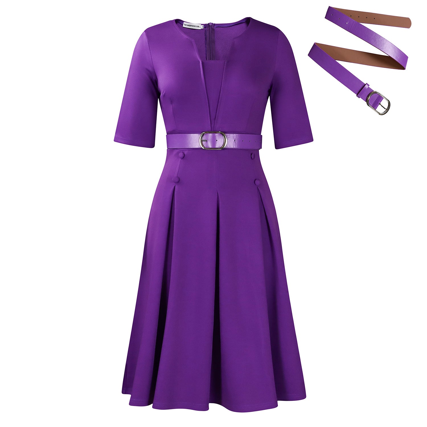 Robe africaine élégante à manches courtes