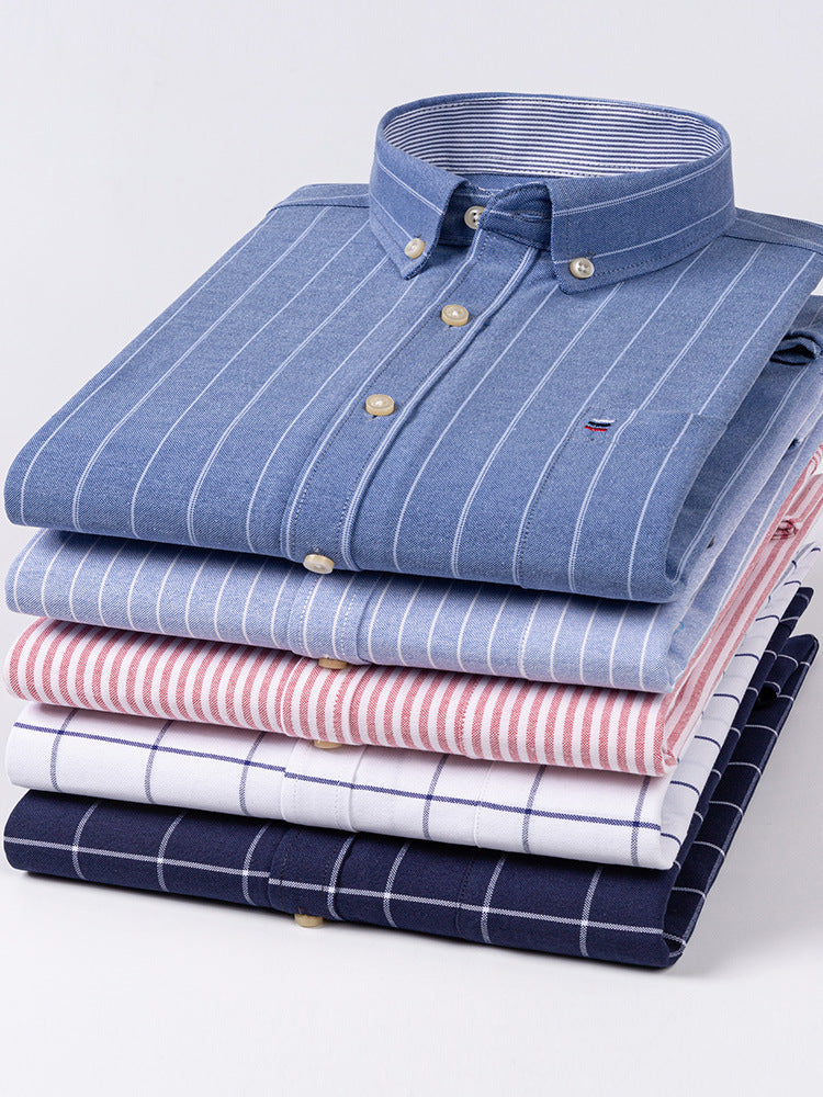 Chemise Oxford à manches longues