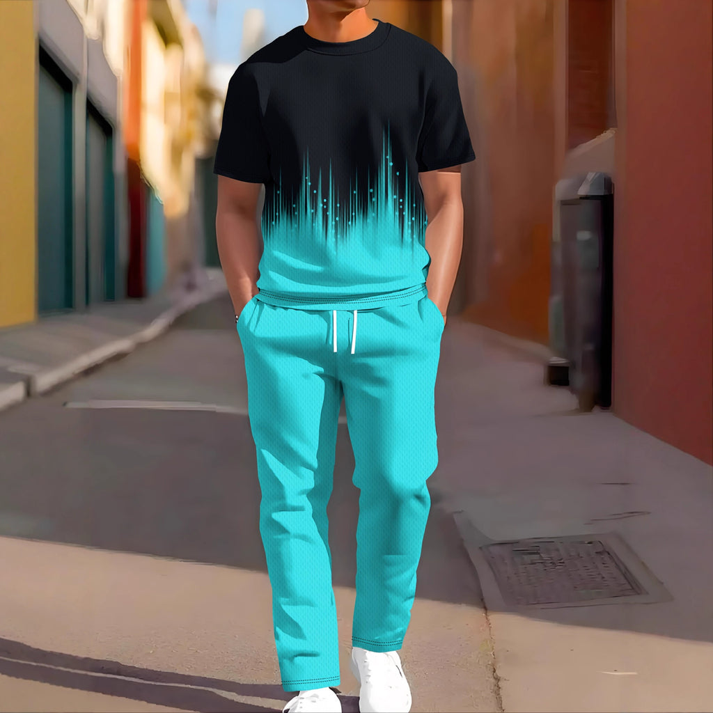 Ensemble deux pièces imprimé pour homme