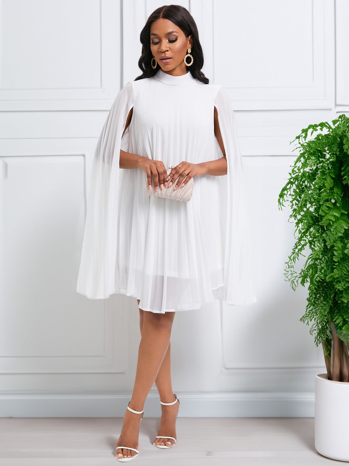 Robe Pull Élégante en Mousseline