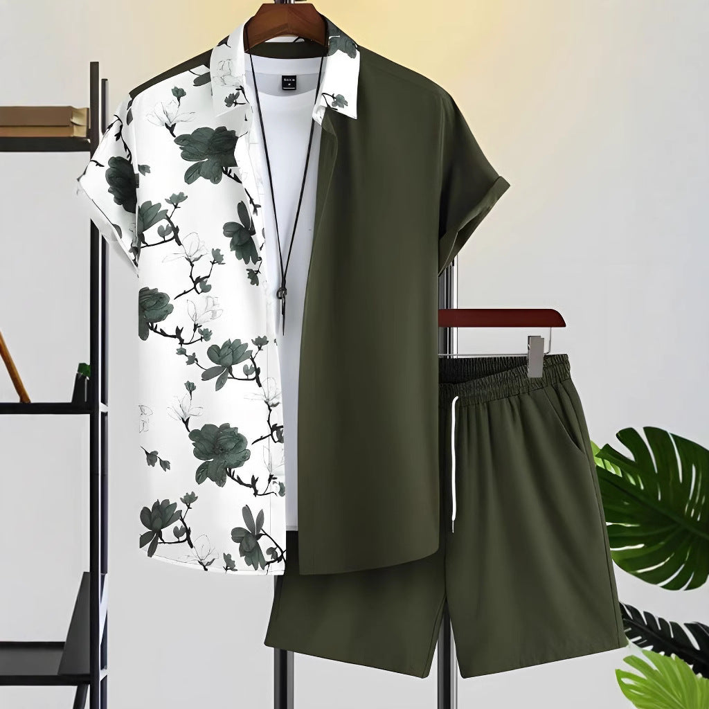Ensemble homme TEMU Explosions : chemise hawaïenne