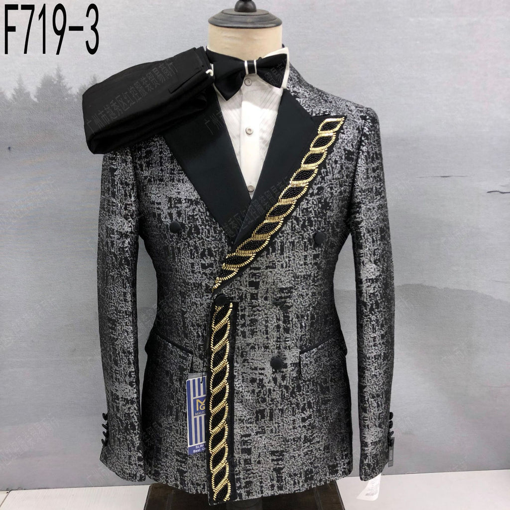 Costume Maligan pour homme, style européen et américain