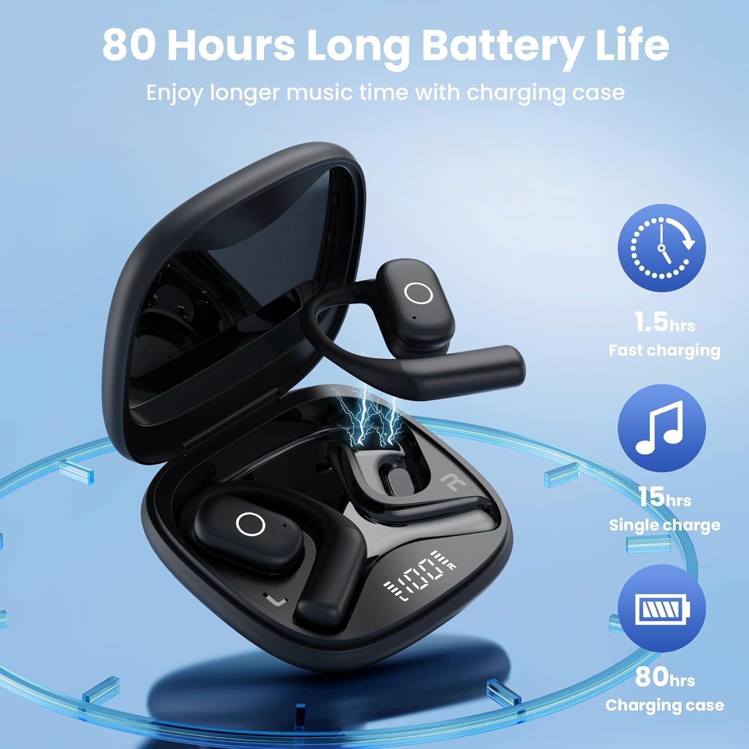 Écouteurs Bluetooth sans fil Yiwante Factory Private Model Ow02