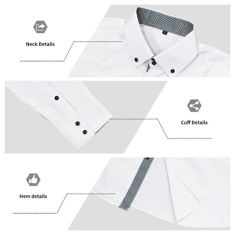 Chemise à col pour homme