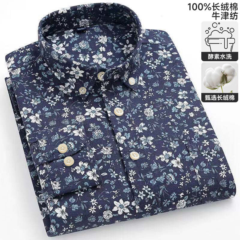 Chemise Oxford à manches longues