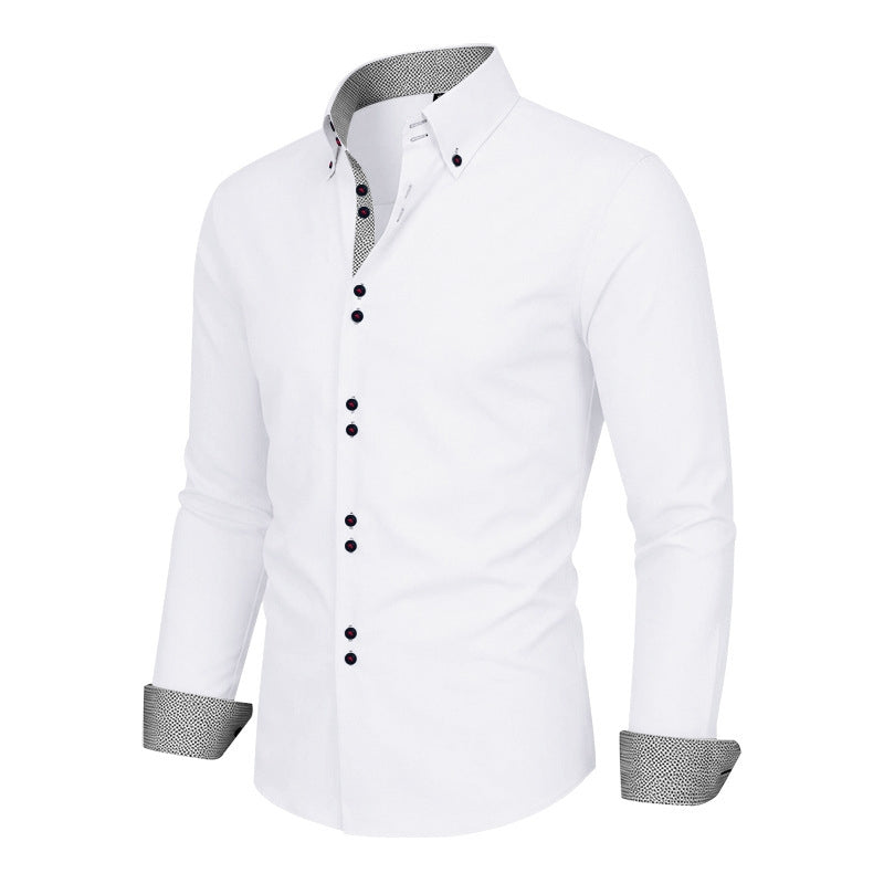 Chemise à col pour homme