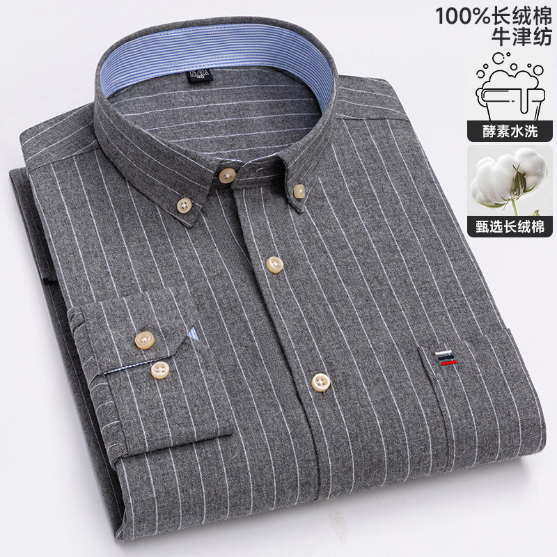 Chemise Oxford à manches longues
