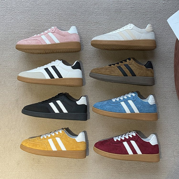 Chaussures de couple rétro à bout rond