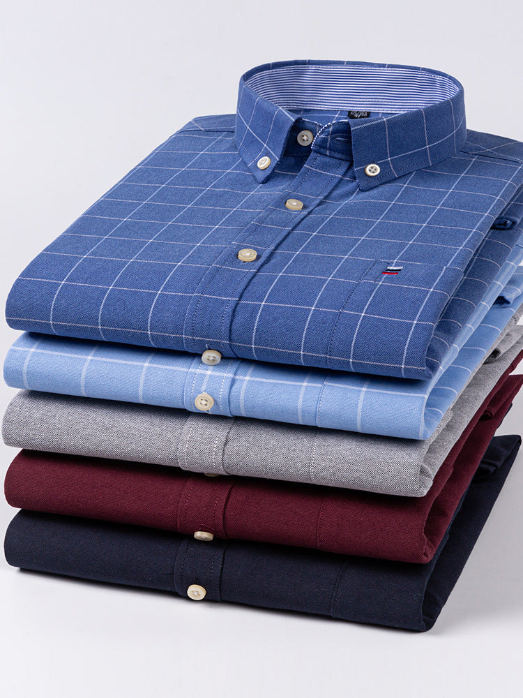 Chemise Oxford à manches longues