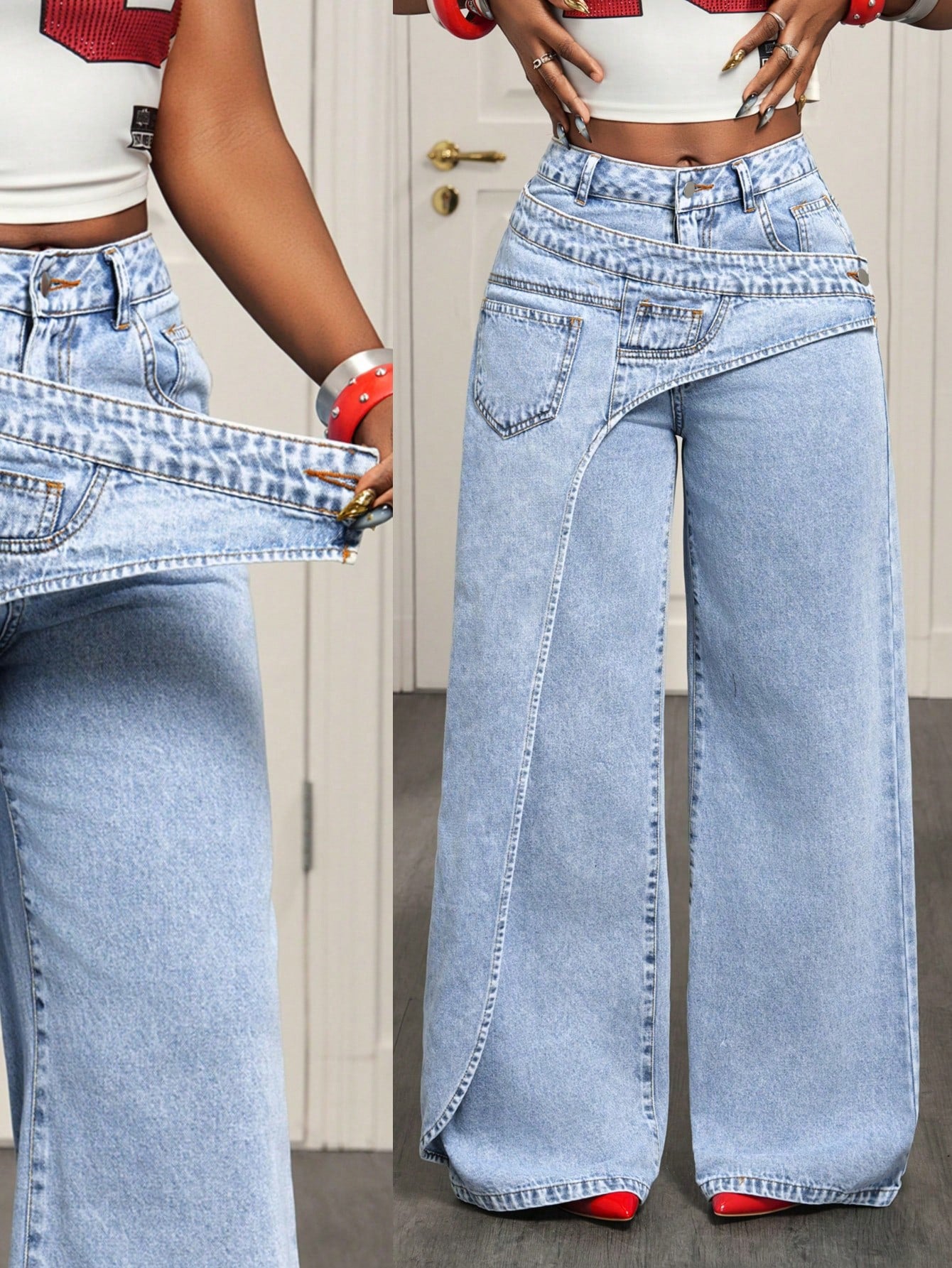 Jean femme tendance et polyvalent