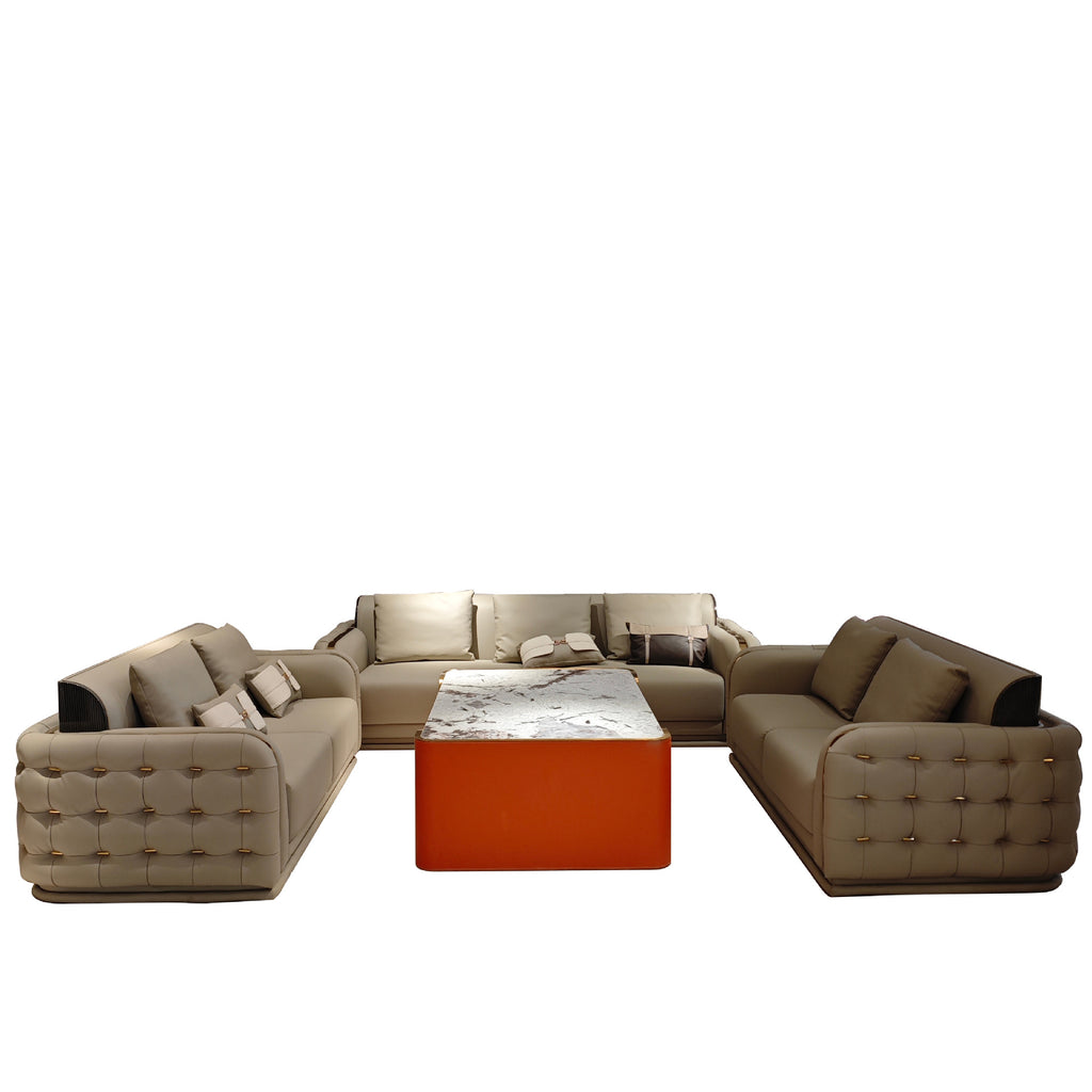 Canapé KTV de luxe léger à boucle