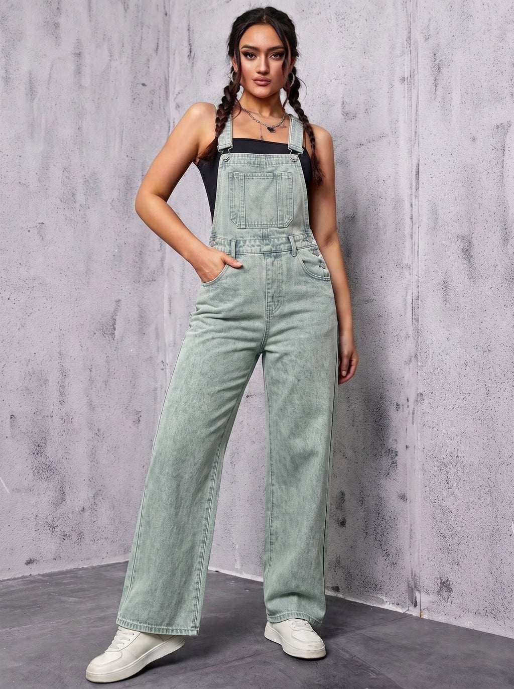 Salopettes en jean lavables pour femmes