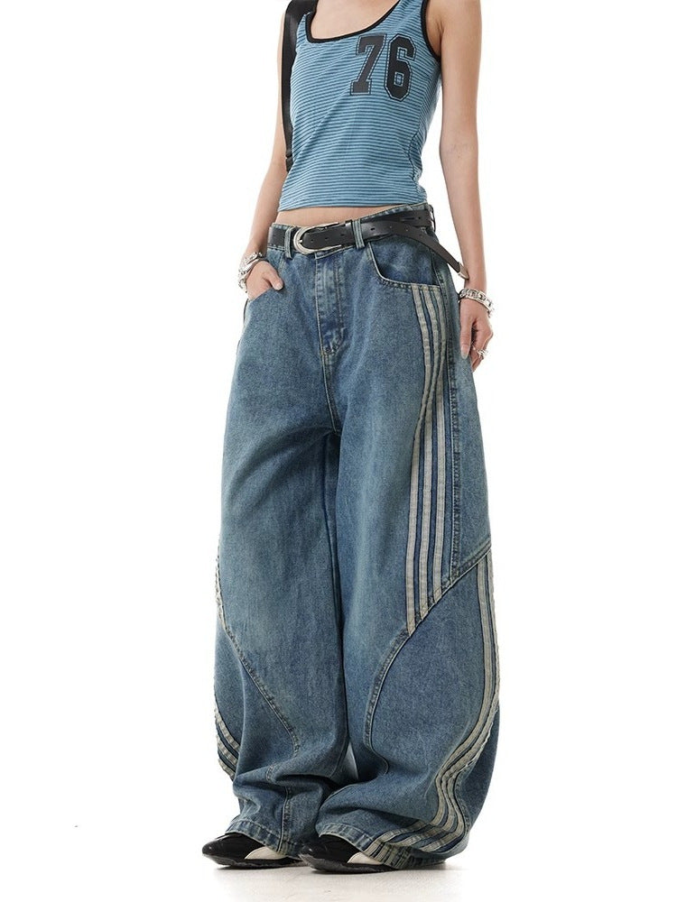Jean délavé rétro style Scimitar pour femme