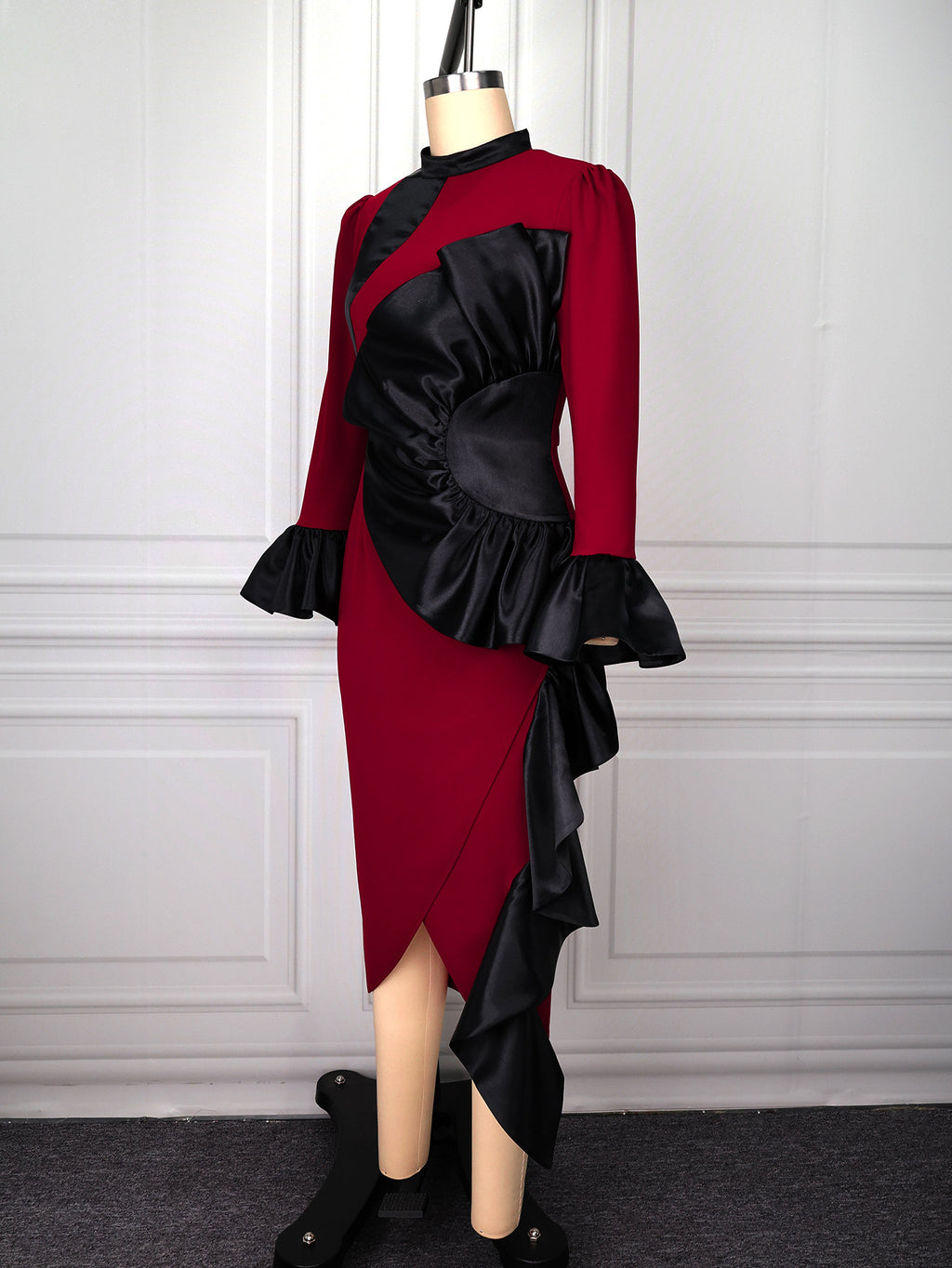 Robe moulante automne