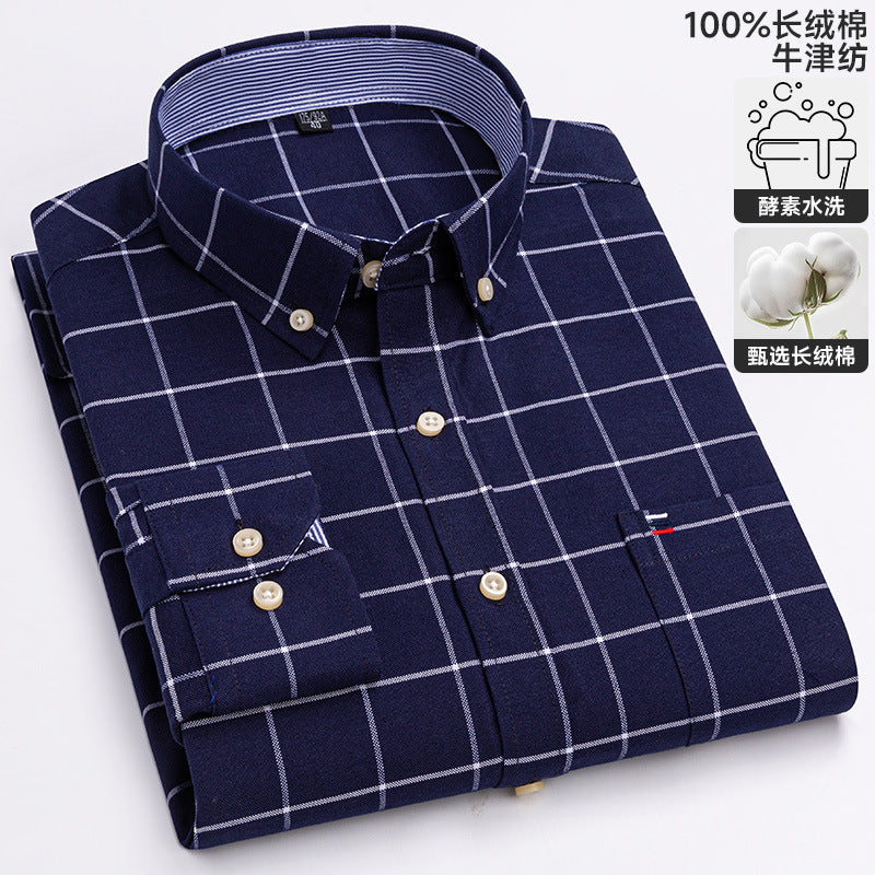 Chemise Oxford à manches longues