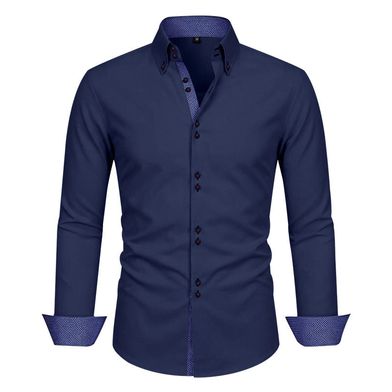 Chemise à col pour homme