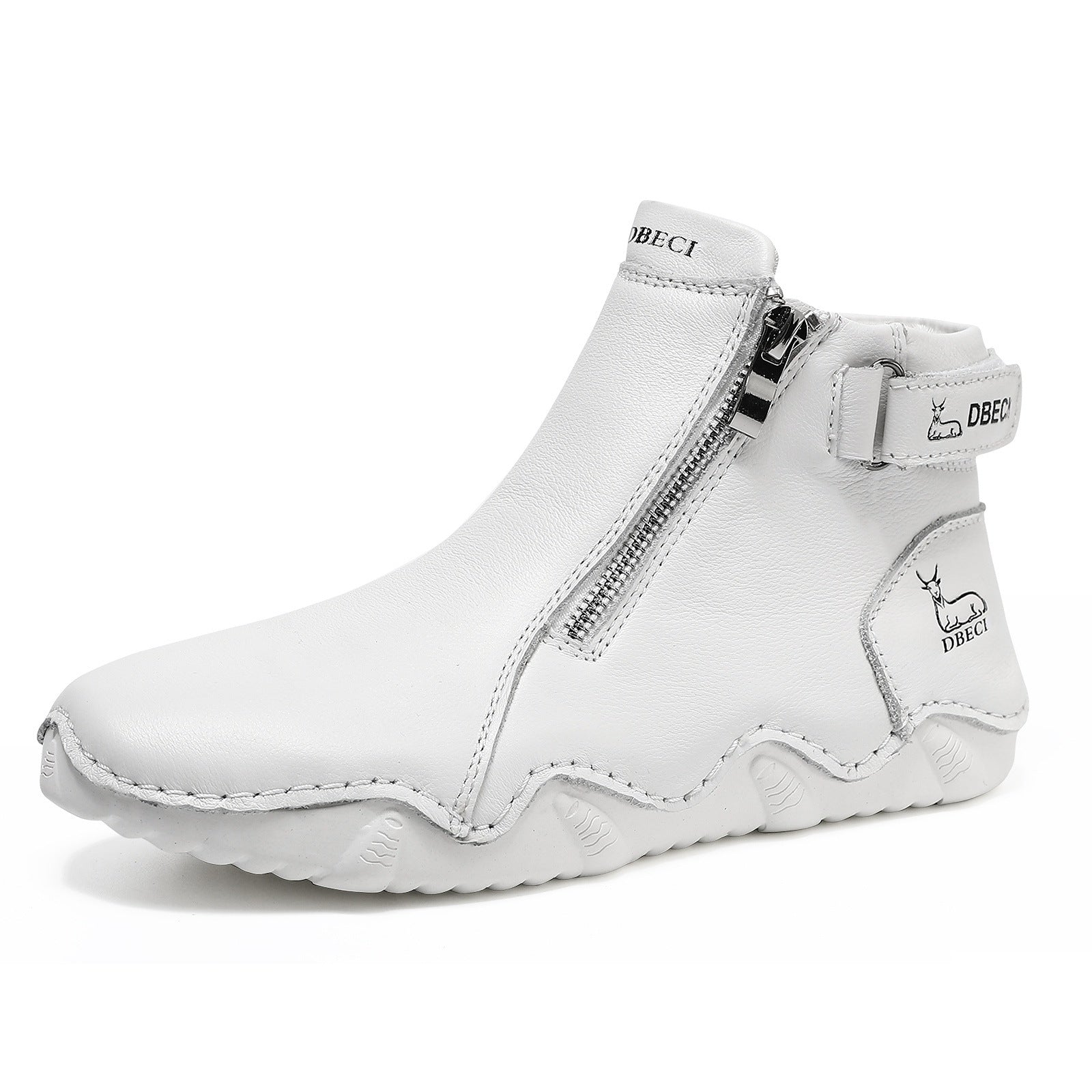 Bottes Martin chaudes et populaires pour femmes, en cuir véritable